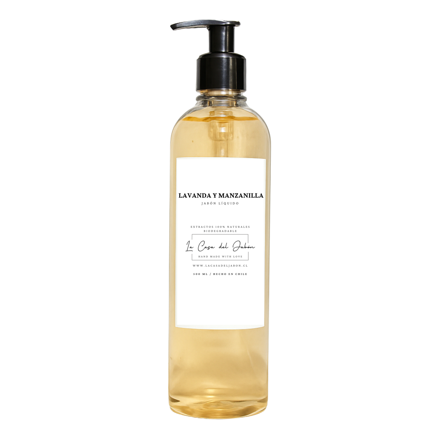 JABÓN LÍQUIDO LAVANDA Y MANZANILLA 500 ML