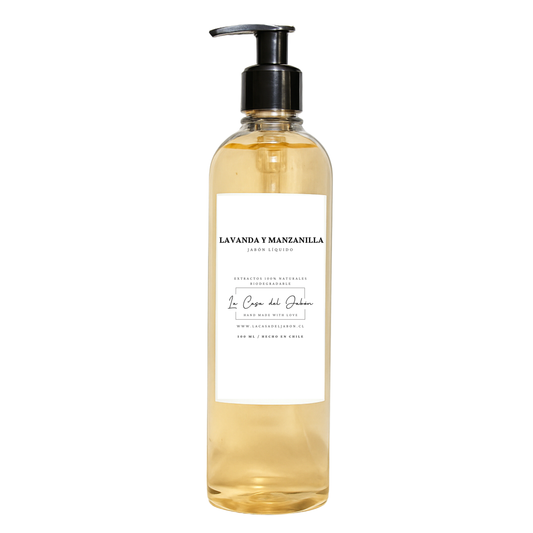 JABÓN LÍQUIDO LAVANDA Y MANZANILLA 500 ML